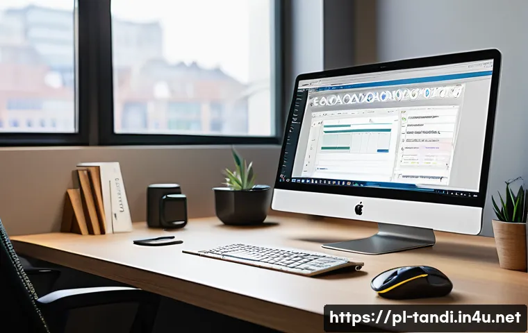 통번역사 통역 작업 계획 - A serene and personalized home office setup for a female freelance translator in her early 30s. The ...