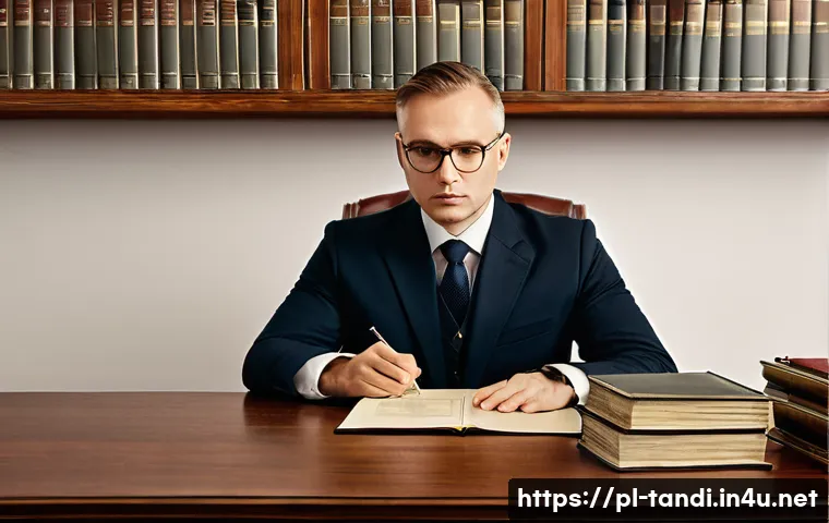 통번역사 통역 관련 법률 - A professional Polish sworn translator, mid-adult, male or female, with a focused and serious expres...