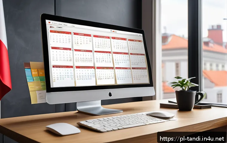 통번역사 번역 프로젝트 관리 - A modern translation project manager's workspace showing a large computer screen with multiple windo...